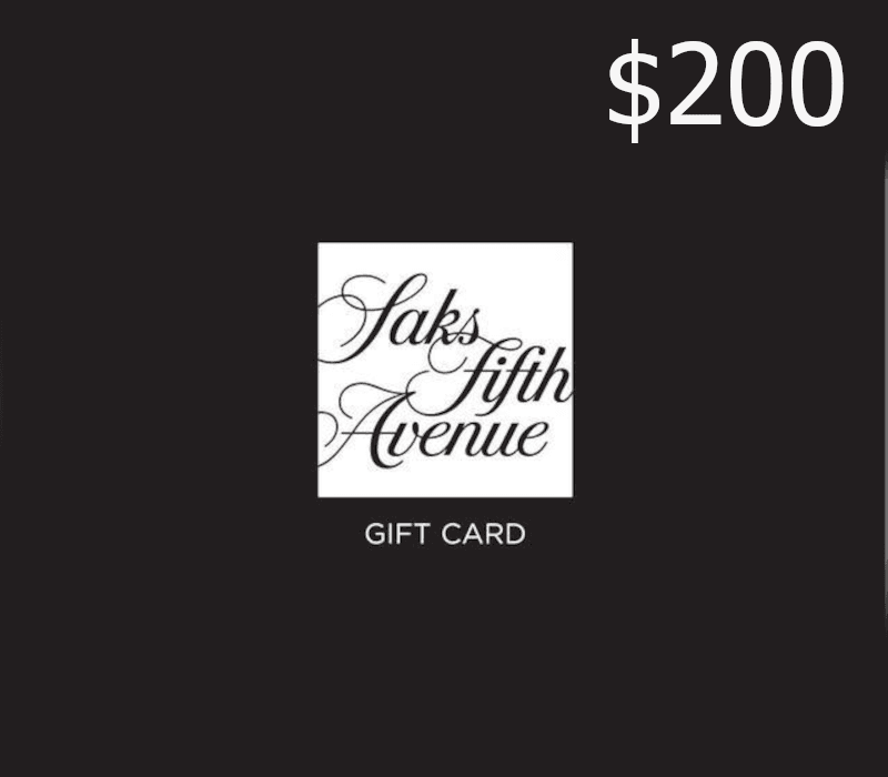 Saks Fifth Avenue $200 Gift Card US