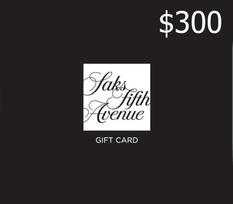 Saks Fifth Avenue $300 Gift Card US