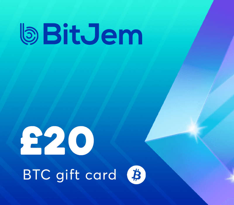 BitJem Crypto Gift Card (BTC) £20