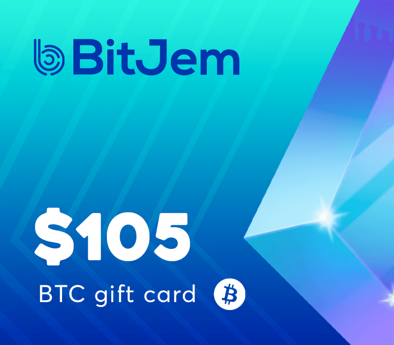 BitJem Crypto Gift Card (BTC) $105
