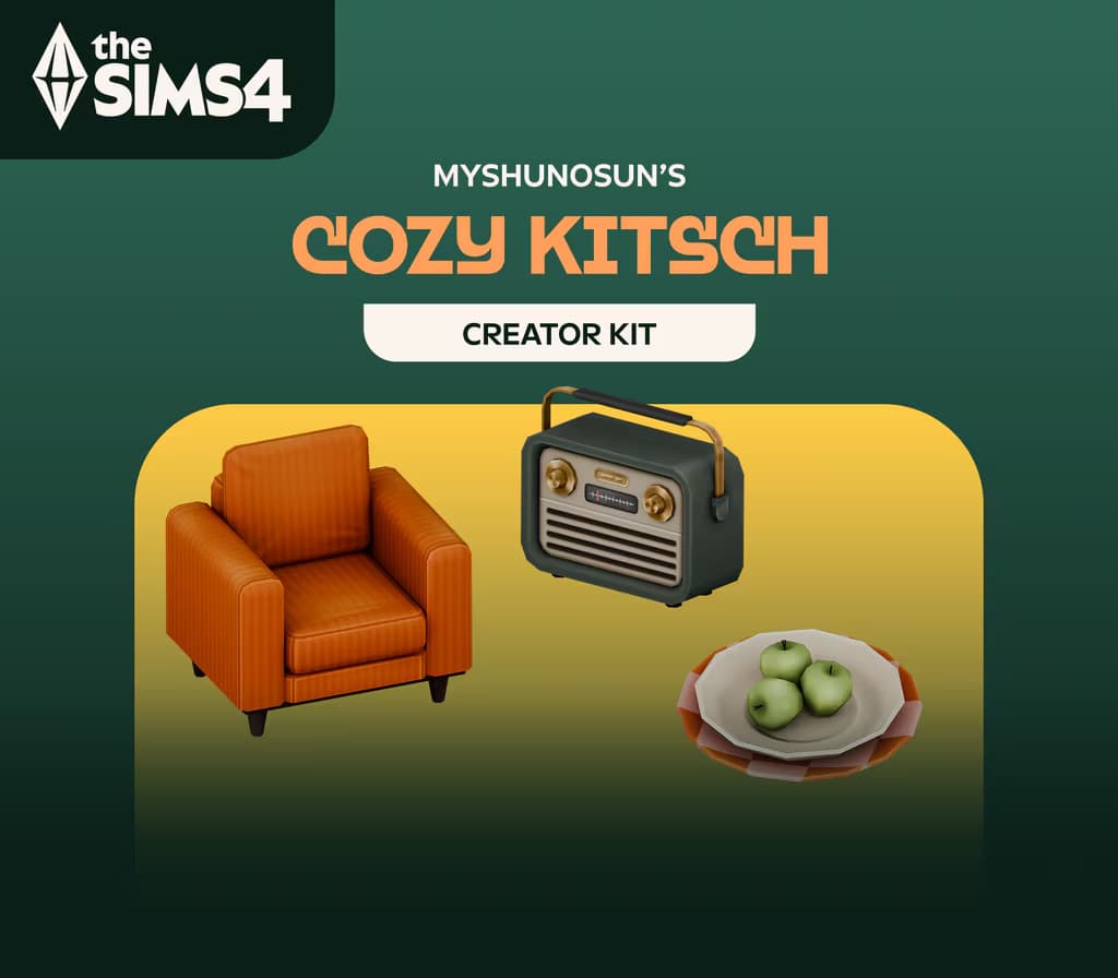 The Sims 4 - Cozy Kitsch Kit DLC EU PC EA App CD Key