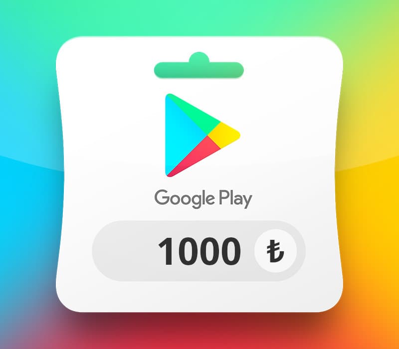 Google Play TRY 1000 Gift Card TR