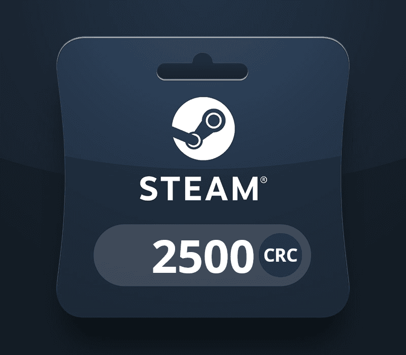 Steam Wallet CRC 2500 Gift Card CR