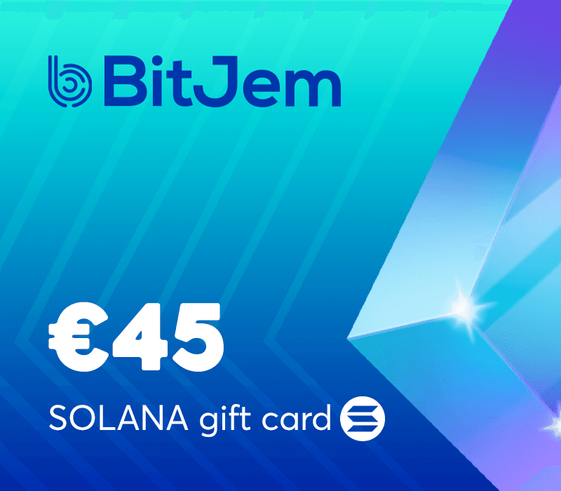 BitJem Crypto Gift Card (Solana) €45
