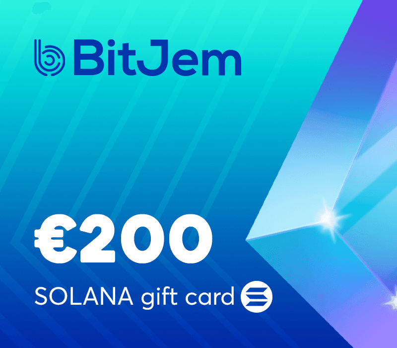 BitJem Crypto Gift Card (Solana) €200