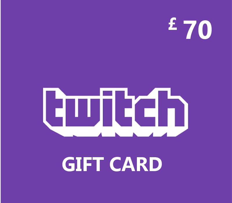 Twitch GBP 70 Gift Card UK