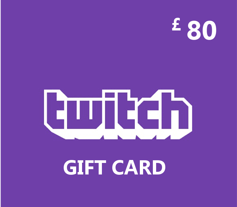 Twitch GBP 80 Gift Card UK
