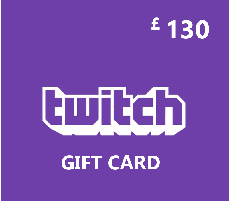 Twitch GBP 130 Gift Card UK