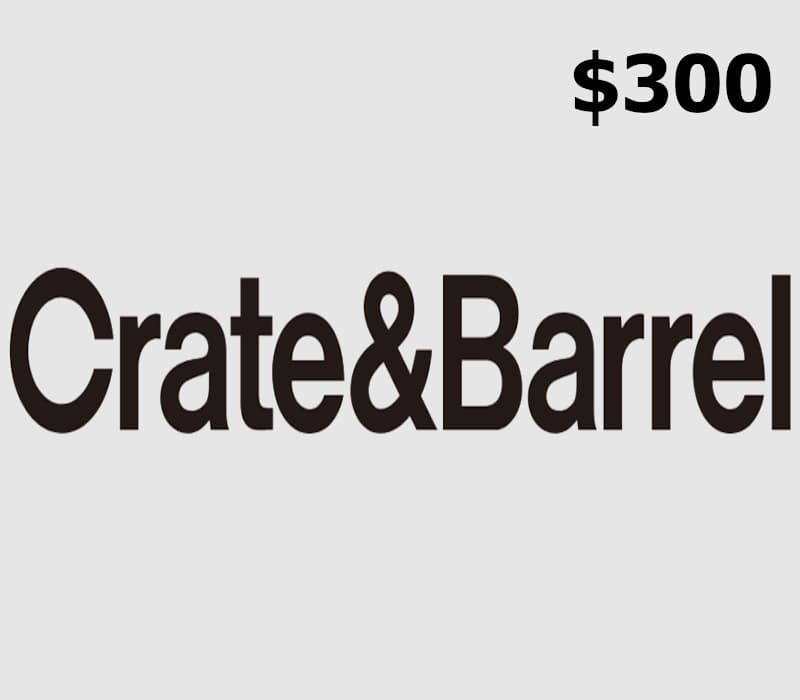 Crate and Barrel USD 300 Gift Card US