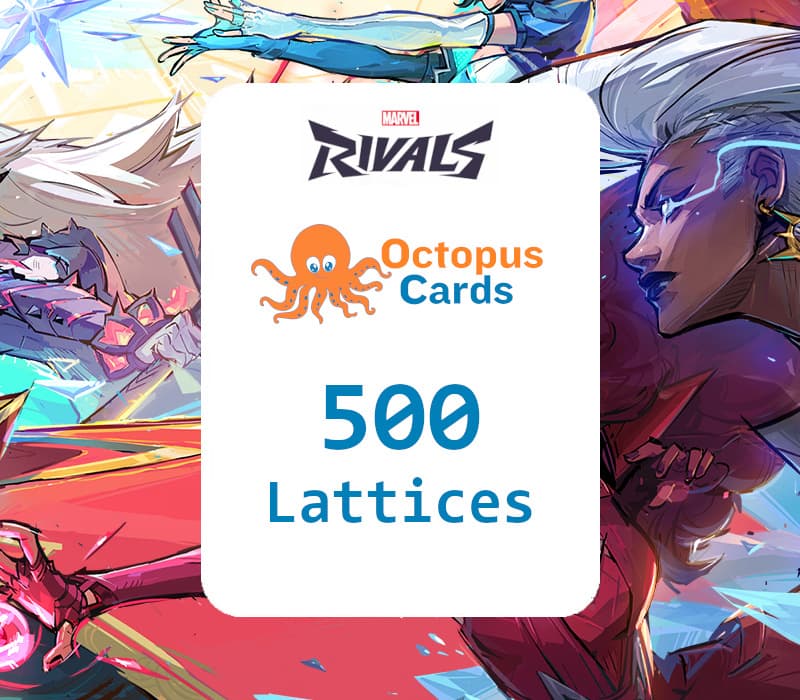 Marvel Rivals - 500 Lattices Octopus Cards Voucher