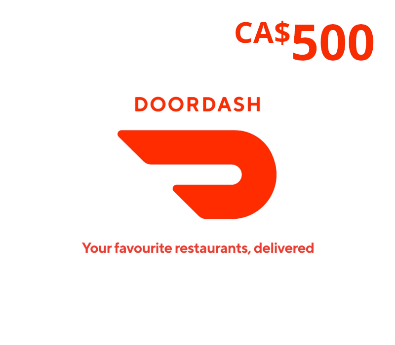 DoorDash CAD 500 Gift Card CA