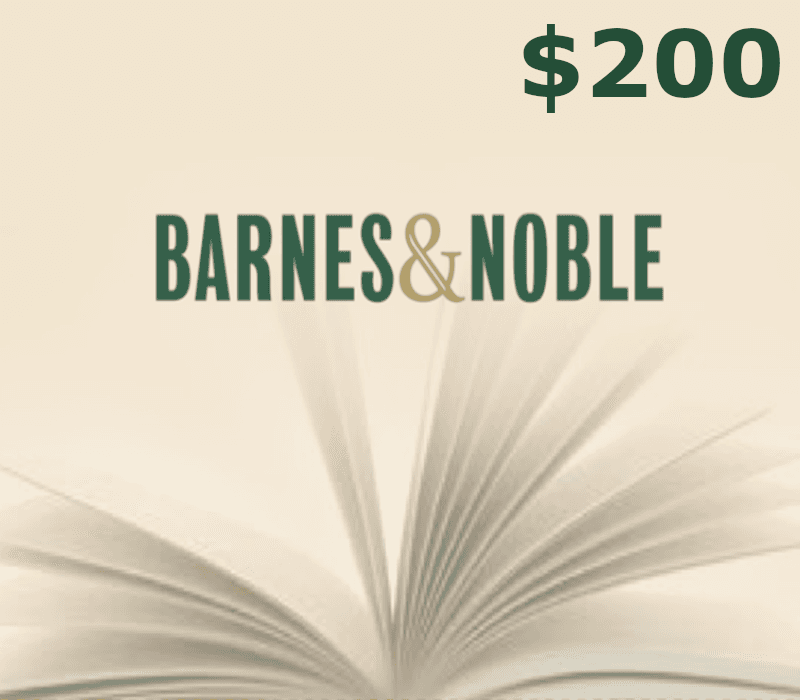 Barnes and Noble $200 Gift Card US