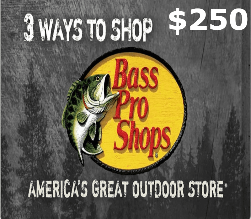 Bass Pro Shops $250 Gift Card US