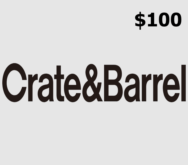 Crate and Barrel $100 Gift Card US