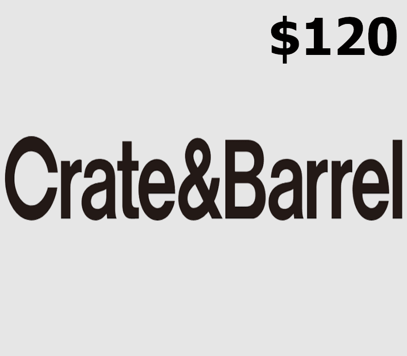 Crate and Barrel USD 120 Gift Card US