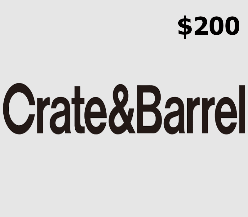 Crate and Barrel $200 Gift Card US