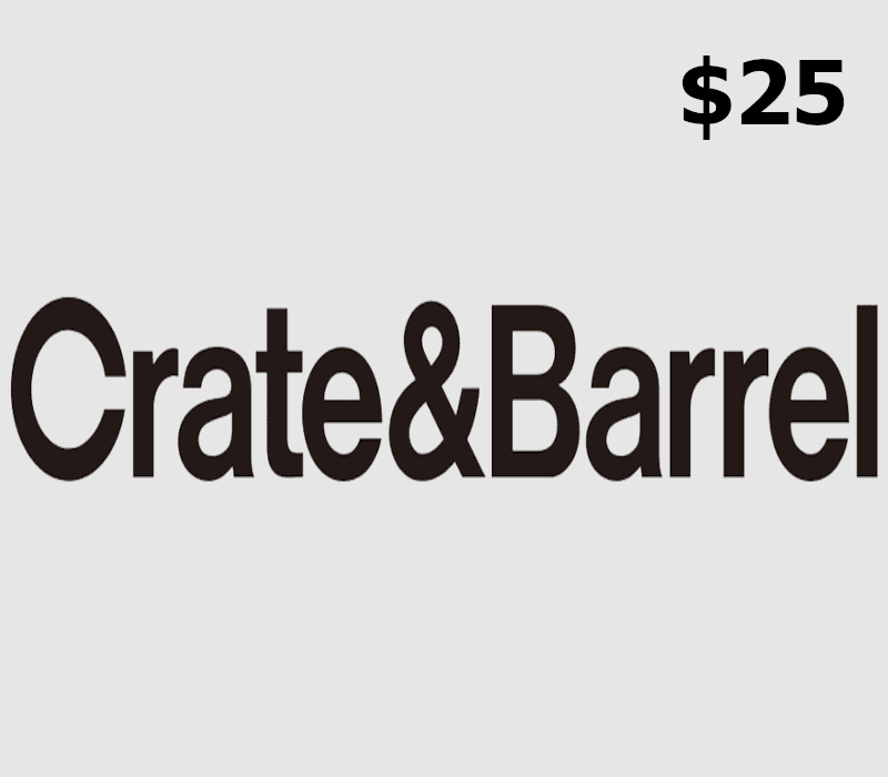 Crate and Barrel $25 Gift Card US