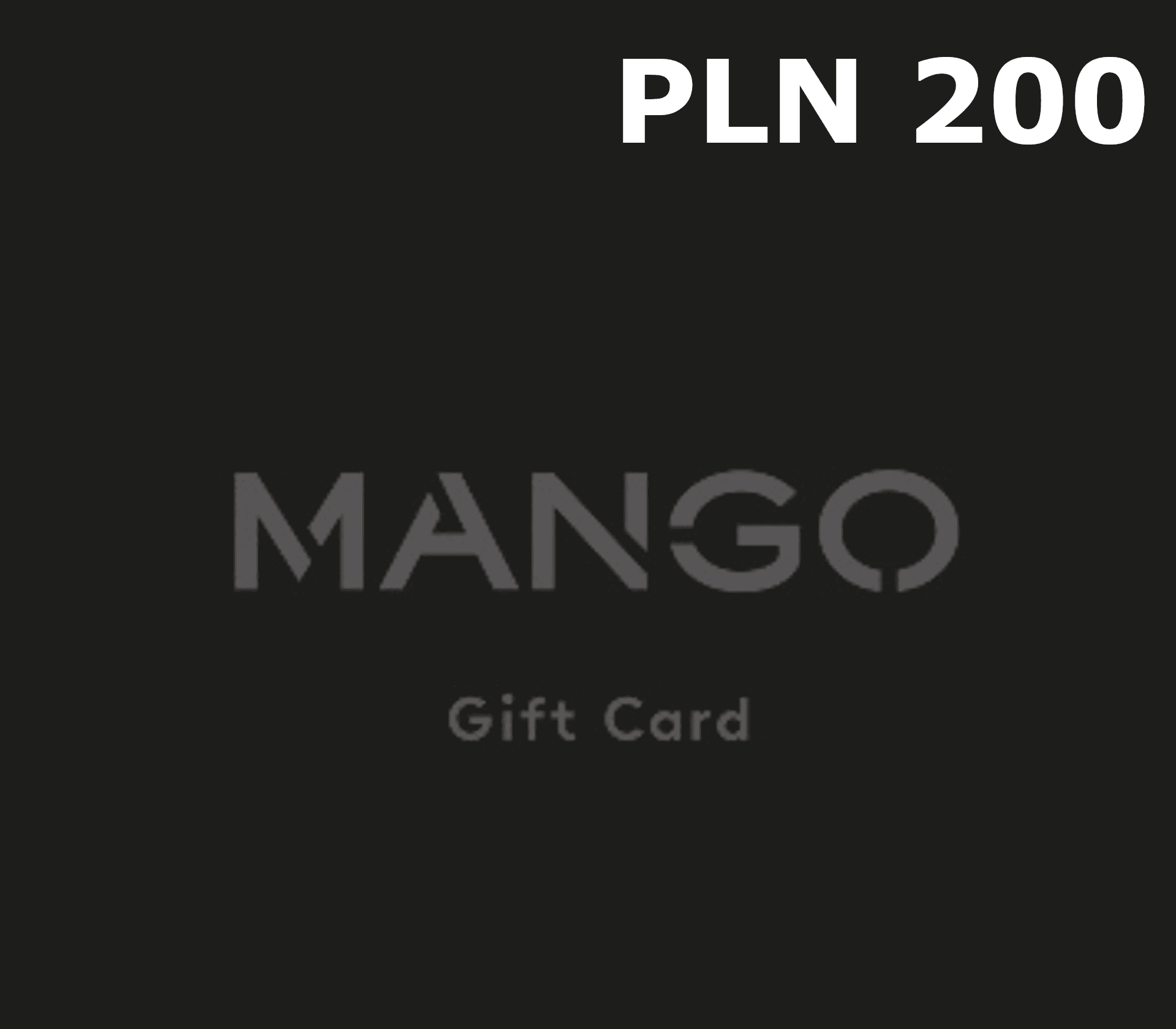 Mango 200 PLN Gift Card PL