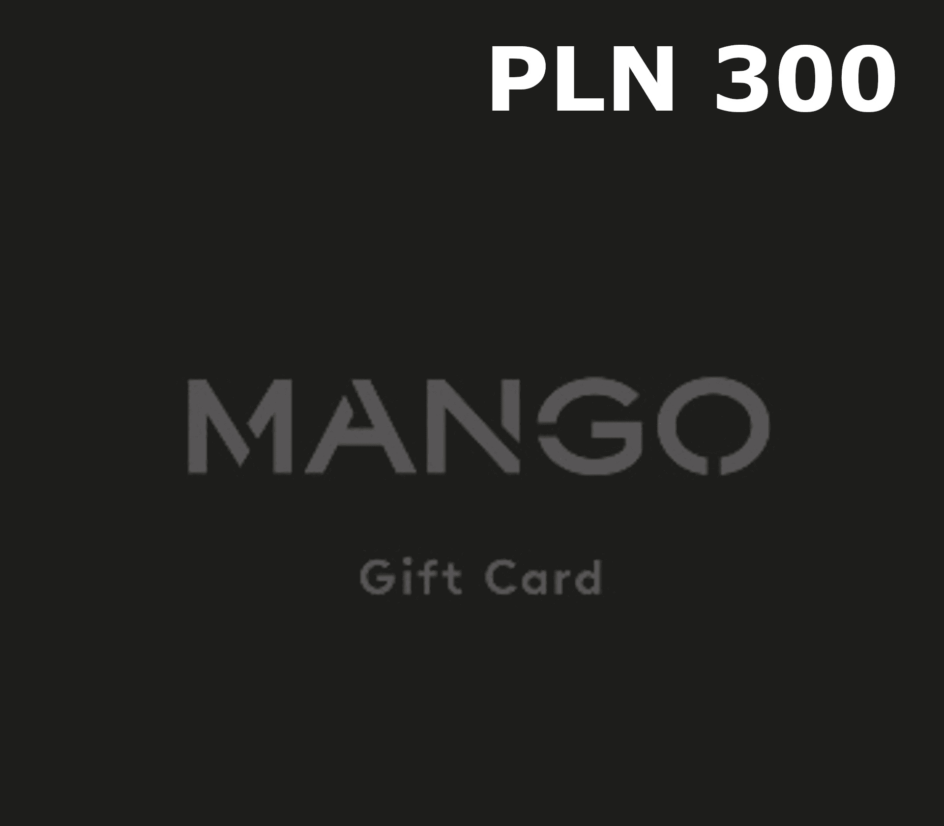 Mango 300 PLN Gift Card PL