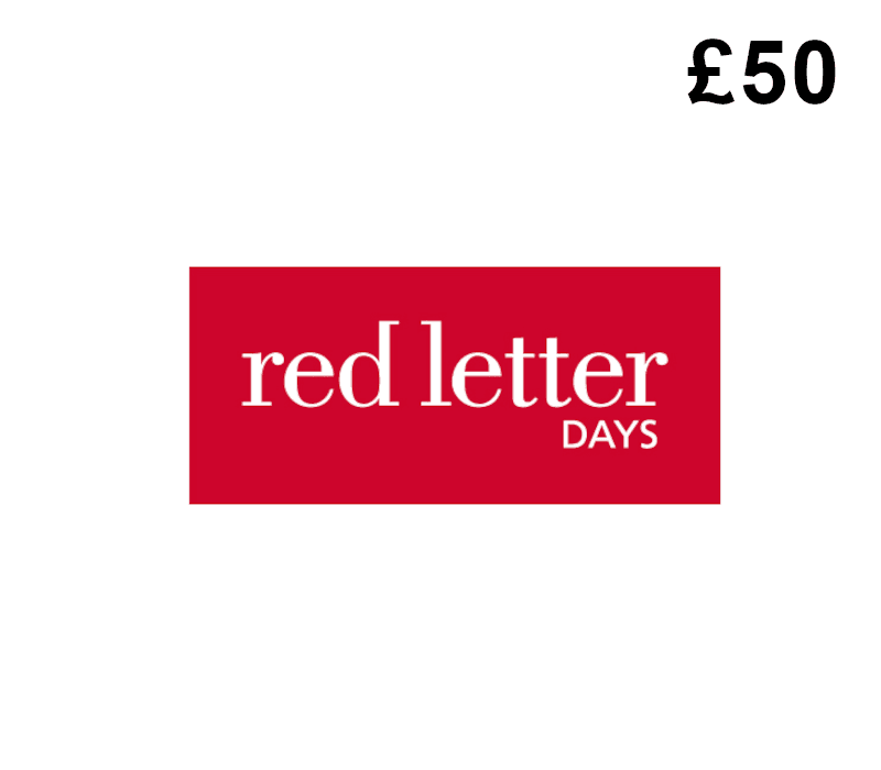 Red Letter Days £50 Gift Card UK