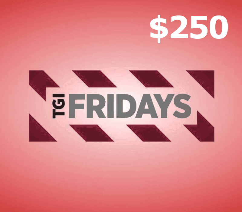 TGI Fridays $250 Gift Card US