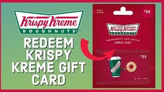 Krispy Kreme $25 US Gift Card trailer 1