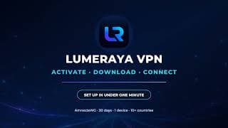 Lumeraya VPN - AmneziaWG 12-month Activation Code trailer 1