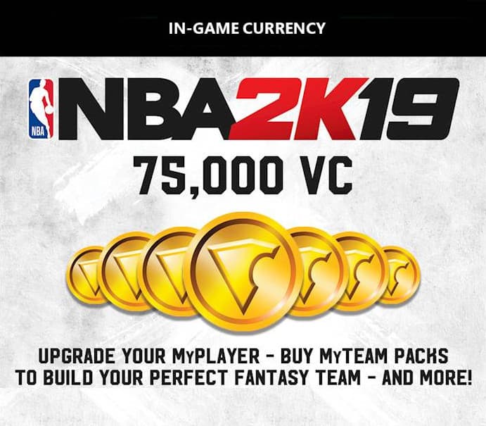 NBA 2K19 - 75,000 VC Pack DLC XBOX One CD Key