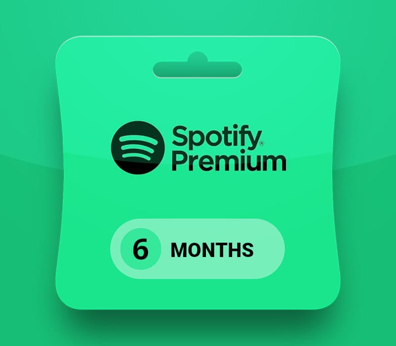 Spotify 6-month Premium Gift Card BR