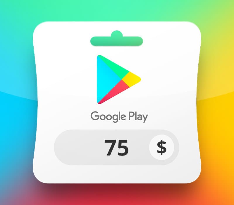 Google Play USD 75 Gift Card US