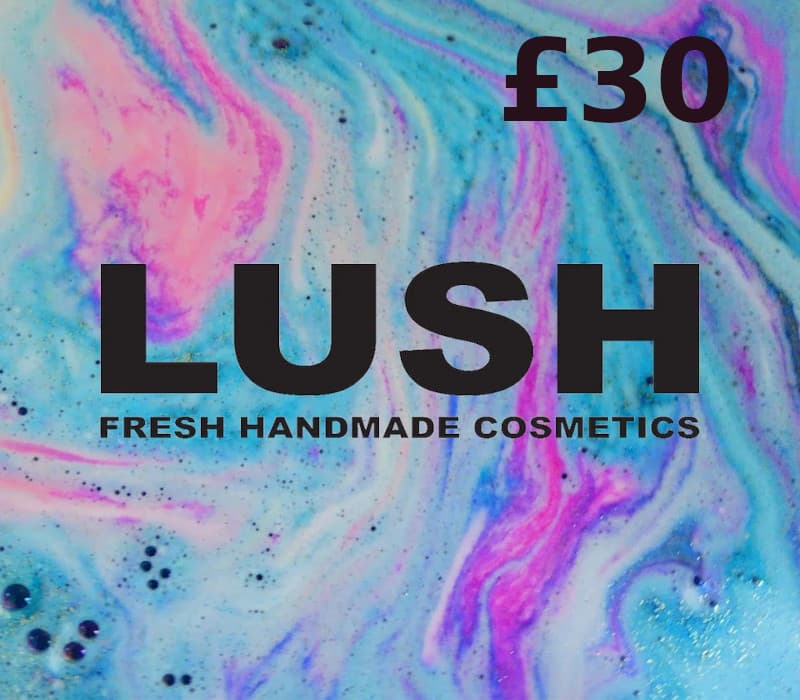 Lush GBP 30 Gift Card UK