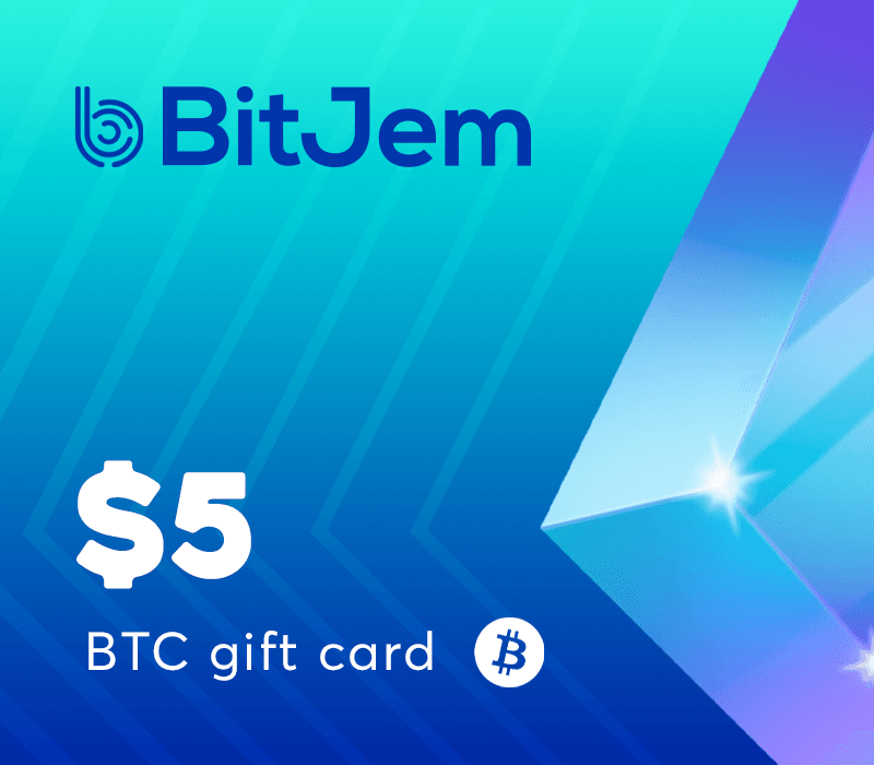 BitJem Crypto Gift Card (BTC) $5