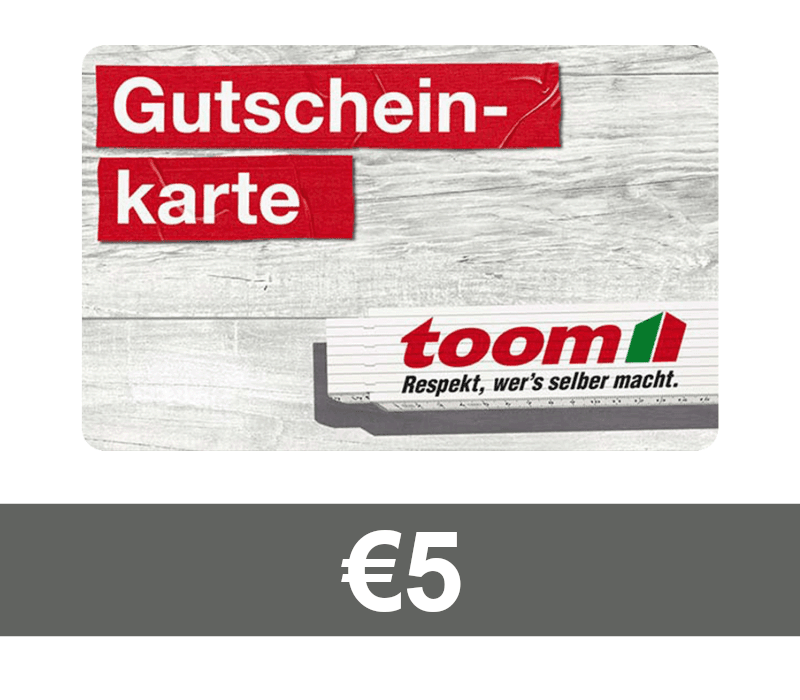 TOOM Baumarkt €5 Gift Card DE