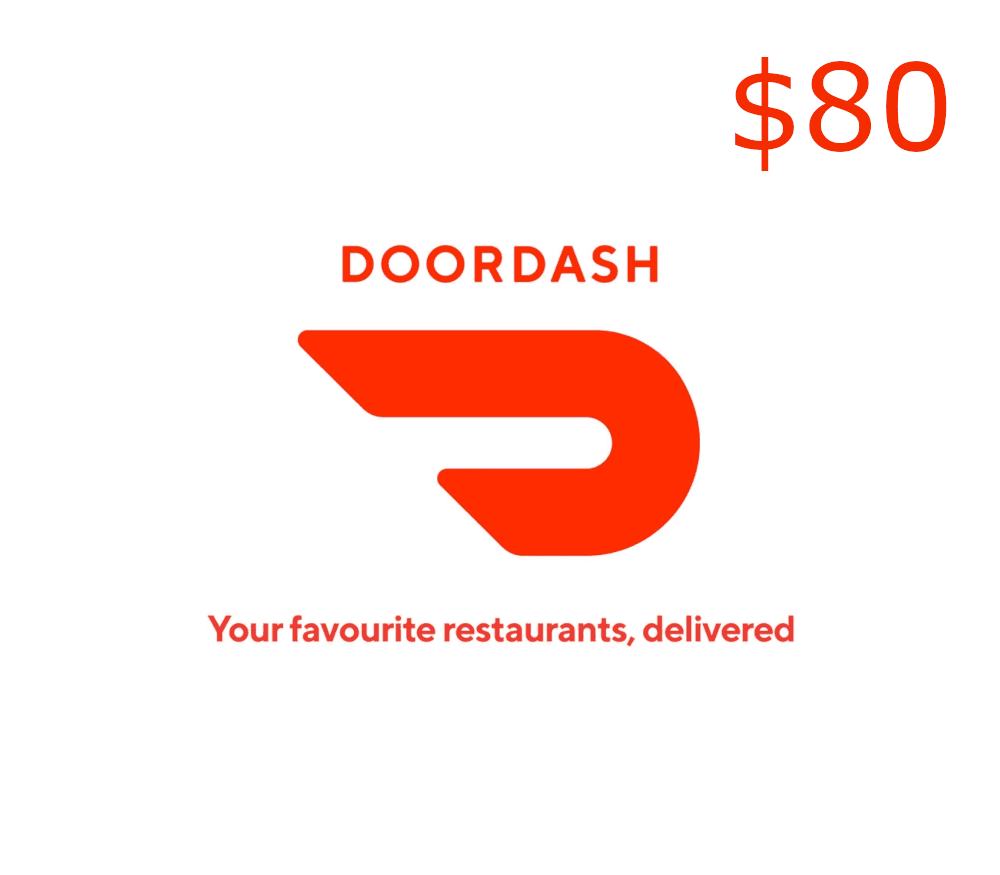 DoorDash $80 Gift Card US