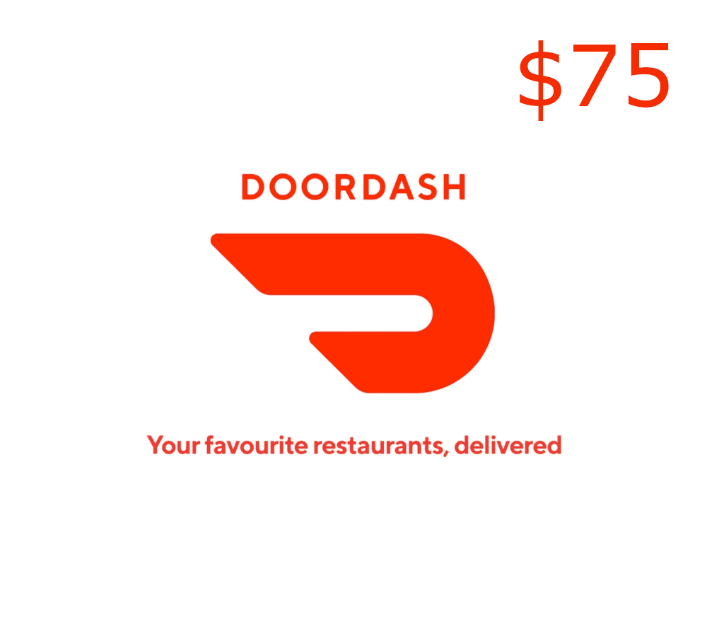DoorDash $75 Gift Card US