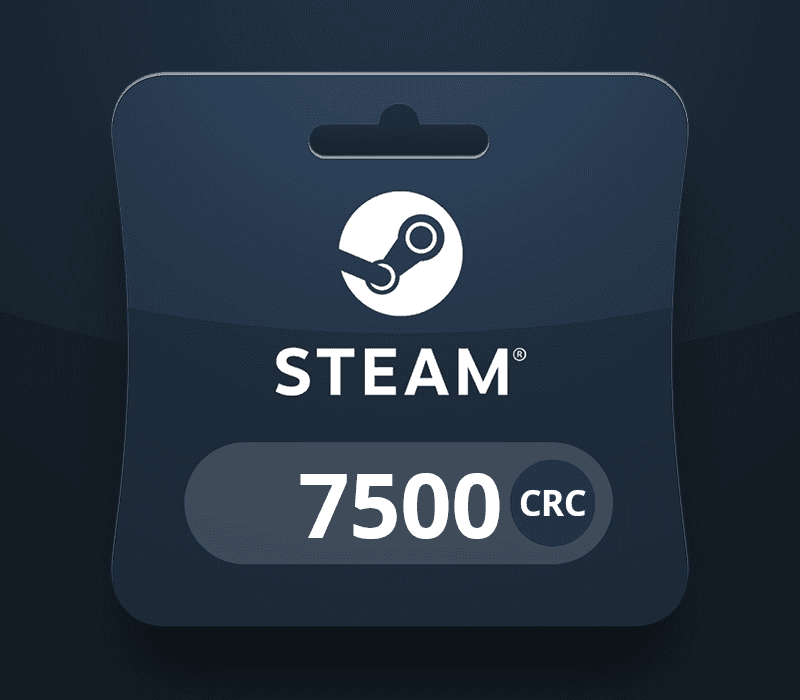 Steam Wallet CRC 7500 Gift Card CR