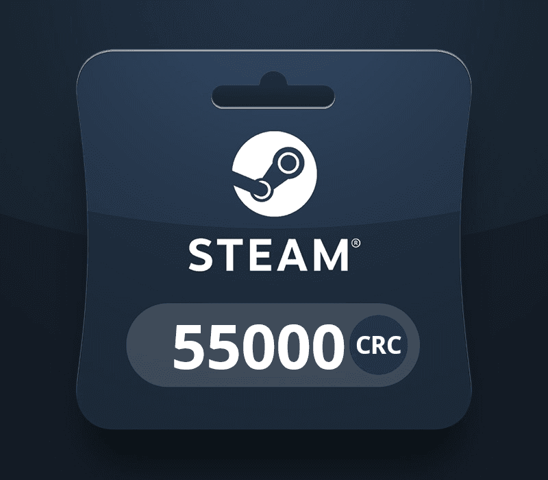 Steam Wallet CRC 55 000 Gift Card CR