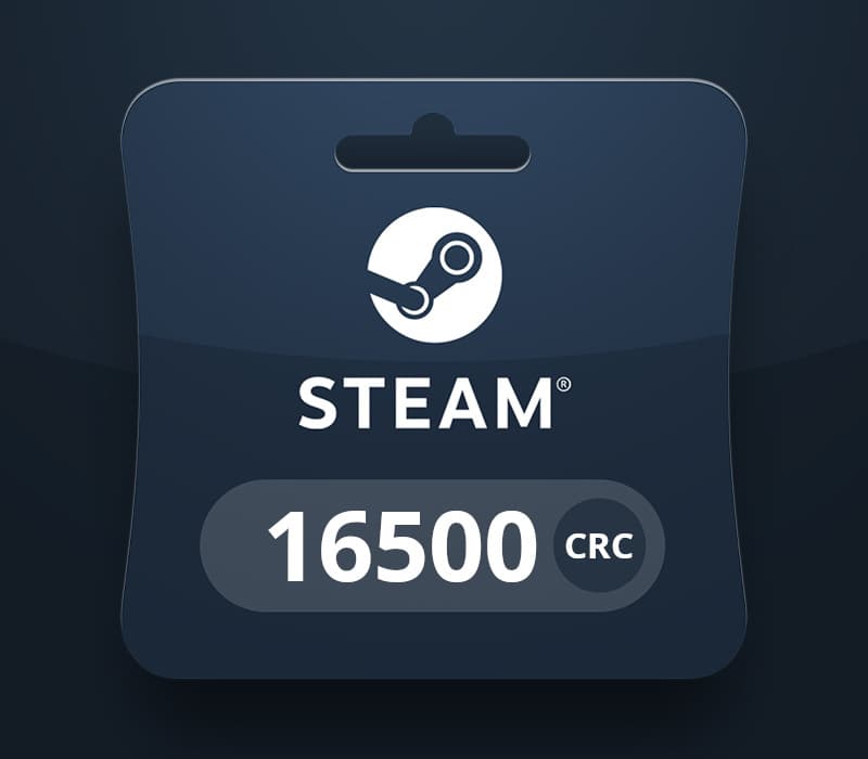Steam Wallet CRC 16 500 Gift Card HR