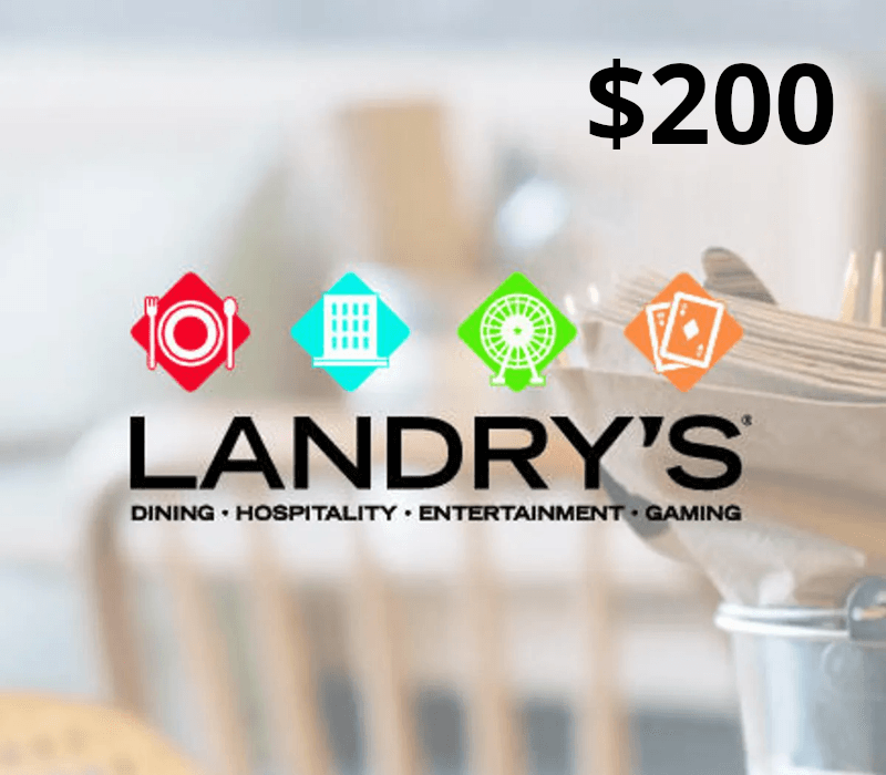 Landrys USD 200 Gift Card US