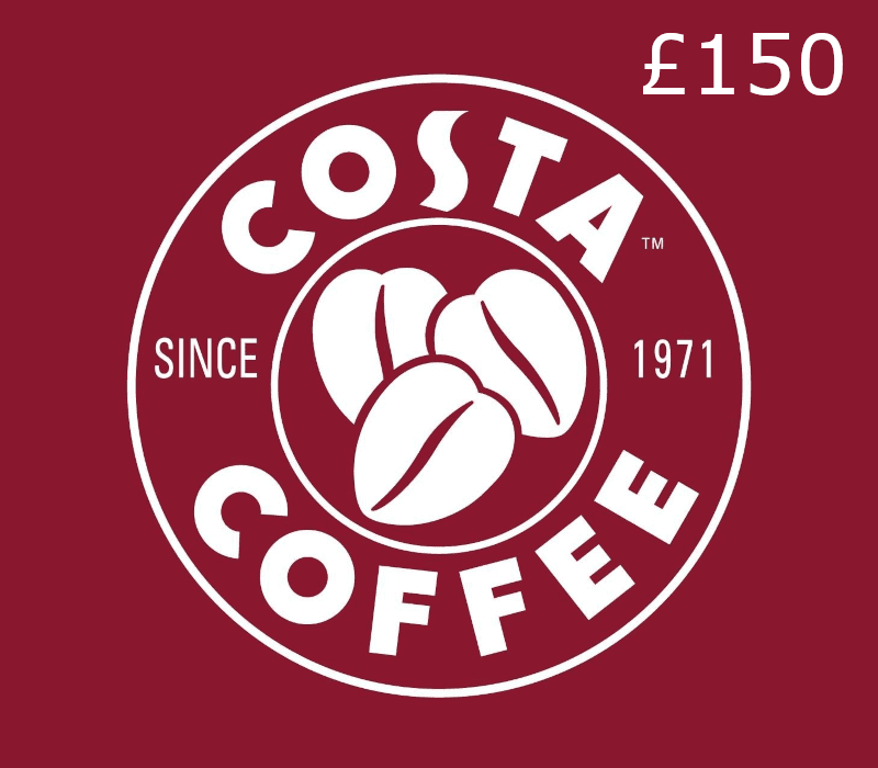 Costa Coffee GBP 150 Gift Card UK