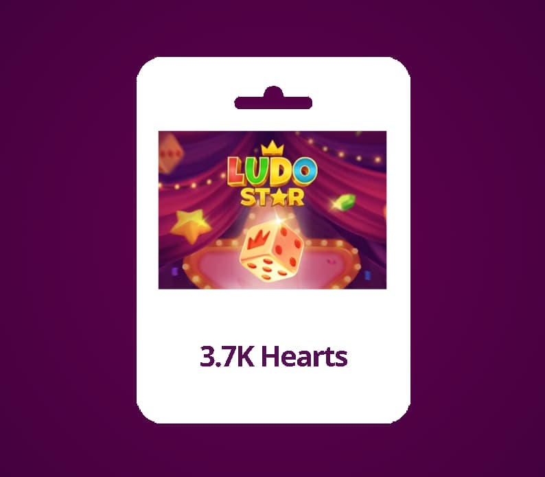 Ludo Star 3.7K Hearts Gift Card