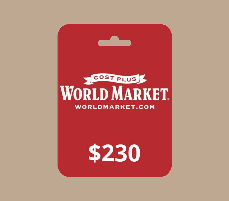 Cost Plus World Market USD 230 Gift Card US