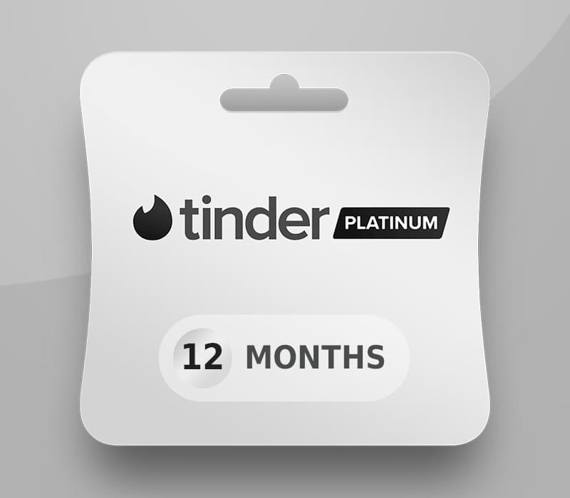 Tinder Platinum - 12 Month Subscription Key DK