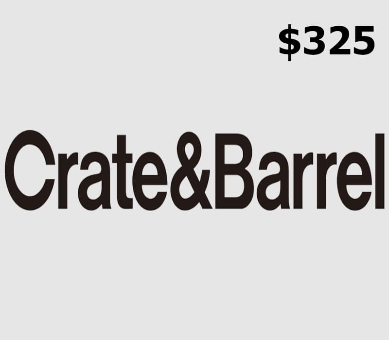 Crate and Barrel USD 325 Gift Card US