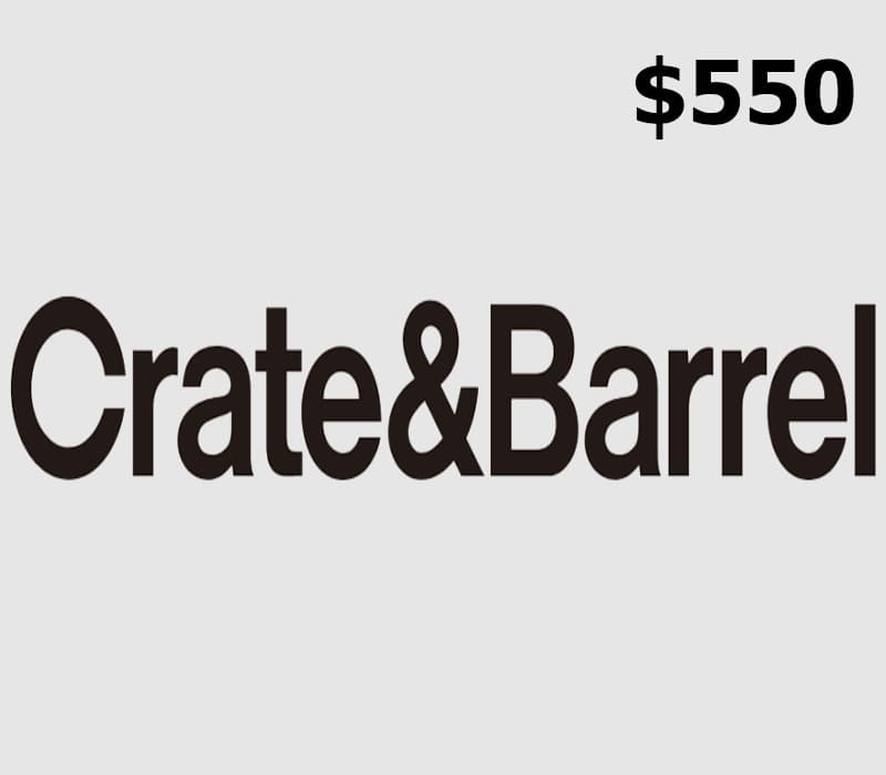 Crate and Barrel USD 550 Gift Card US