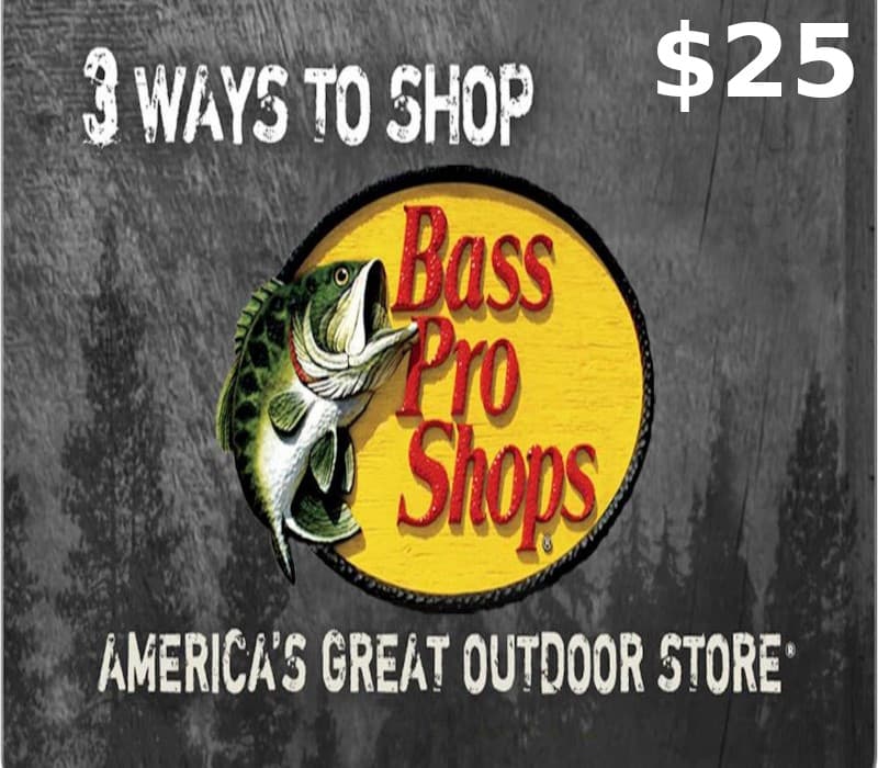 Bass Pro Shops $25 Gift Card US