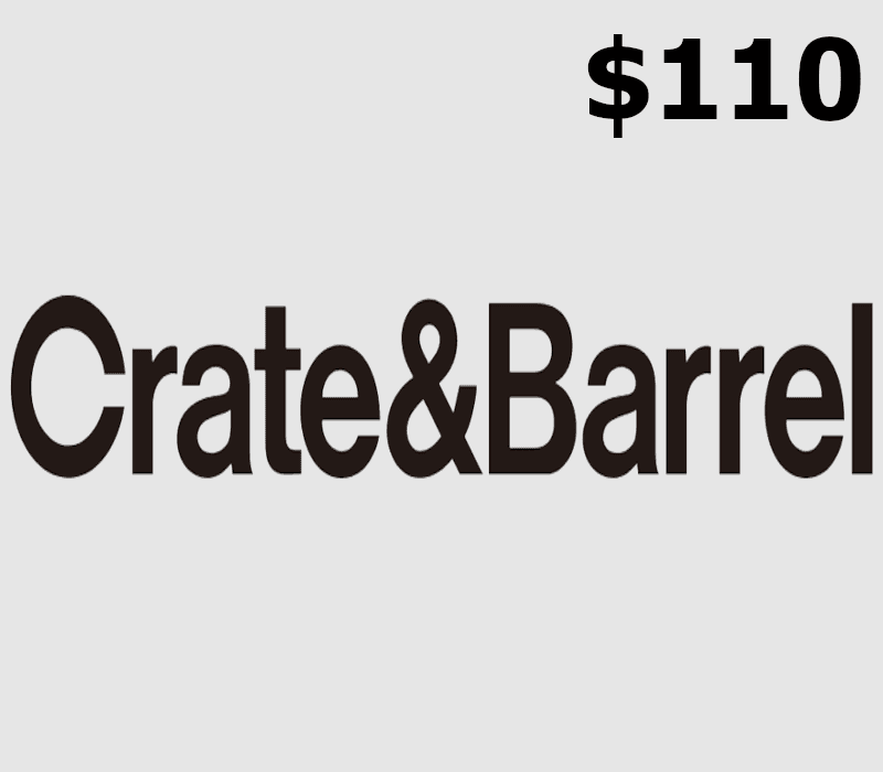 Crate and Barrel USD 110 Gift Card US