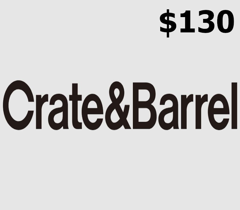 Crate and Barrel USD 130 Gift Card US
