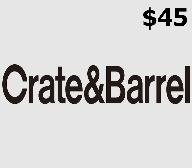 Crate and Barrel USD 45 Gift Card US