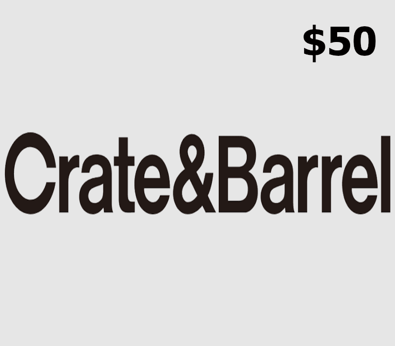Crate and Barrel $50 Gift Card US